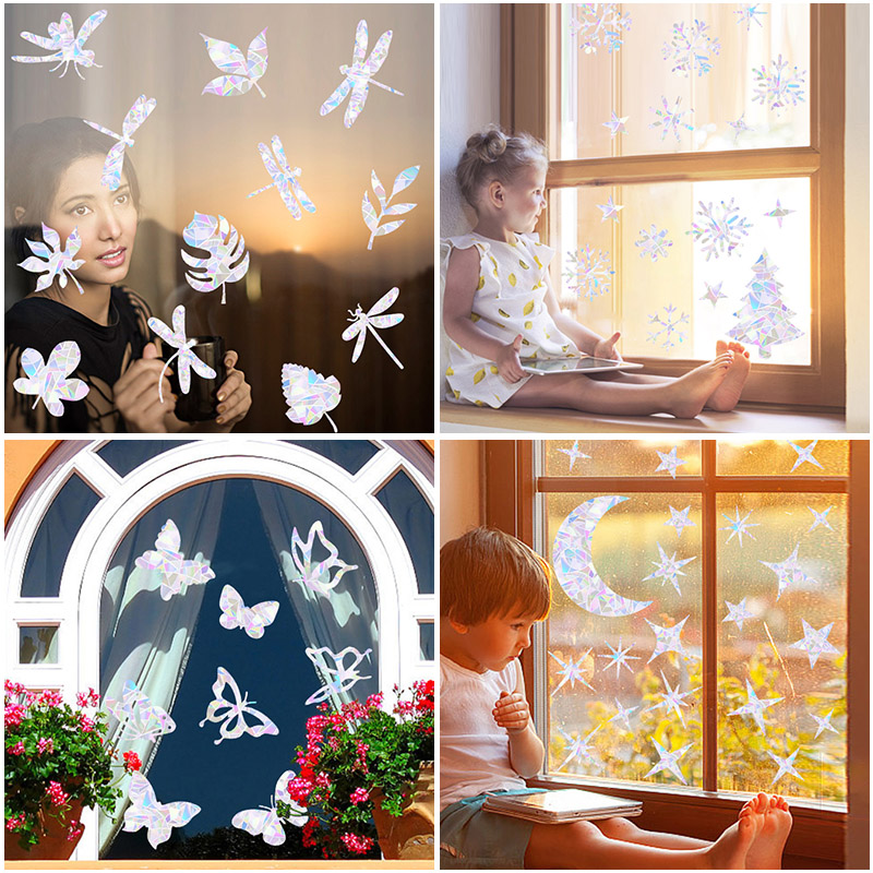 1Set Kerst Sneeuwvlok Elanden  - Snowflake Window Decal recensie en prijs