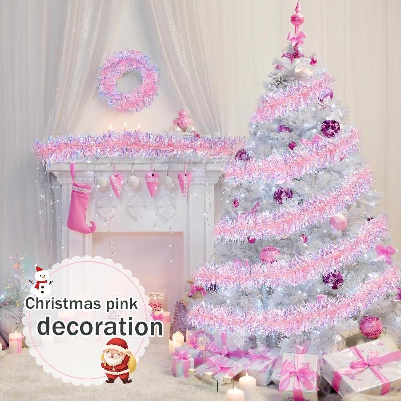 1/3/5 STUKS 2M Roze Kerstgirla - Tinsel Garland Decoration recensie en prijs