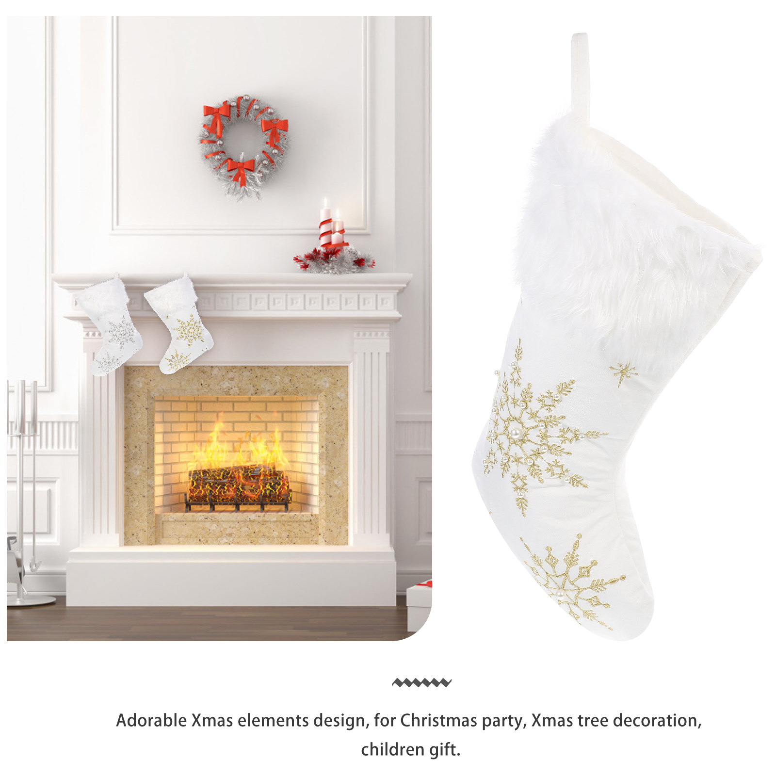 1 Stuks Kerstsok Decoratie Han - Christmas Stocking Hanging recensie en prijs