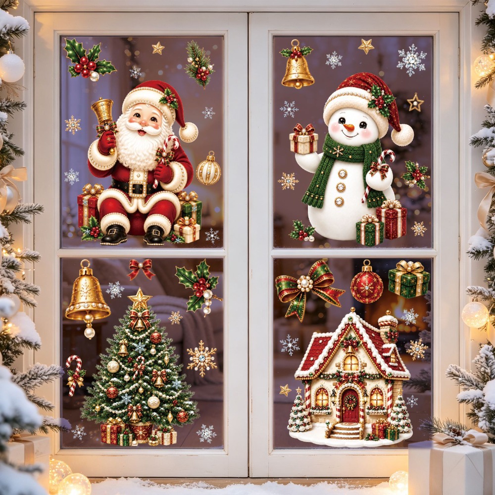 Kerstmis 2027 Nieuwe Raamstick - Snowflake Window Decal recensie en prijs