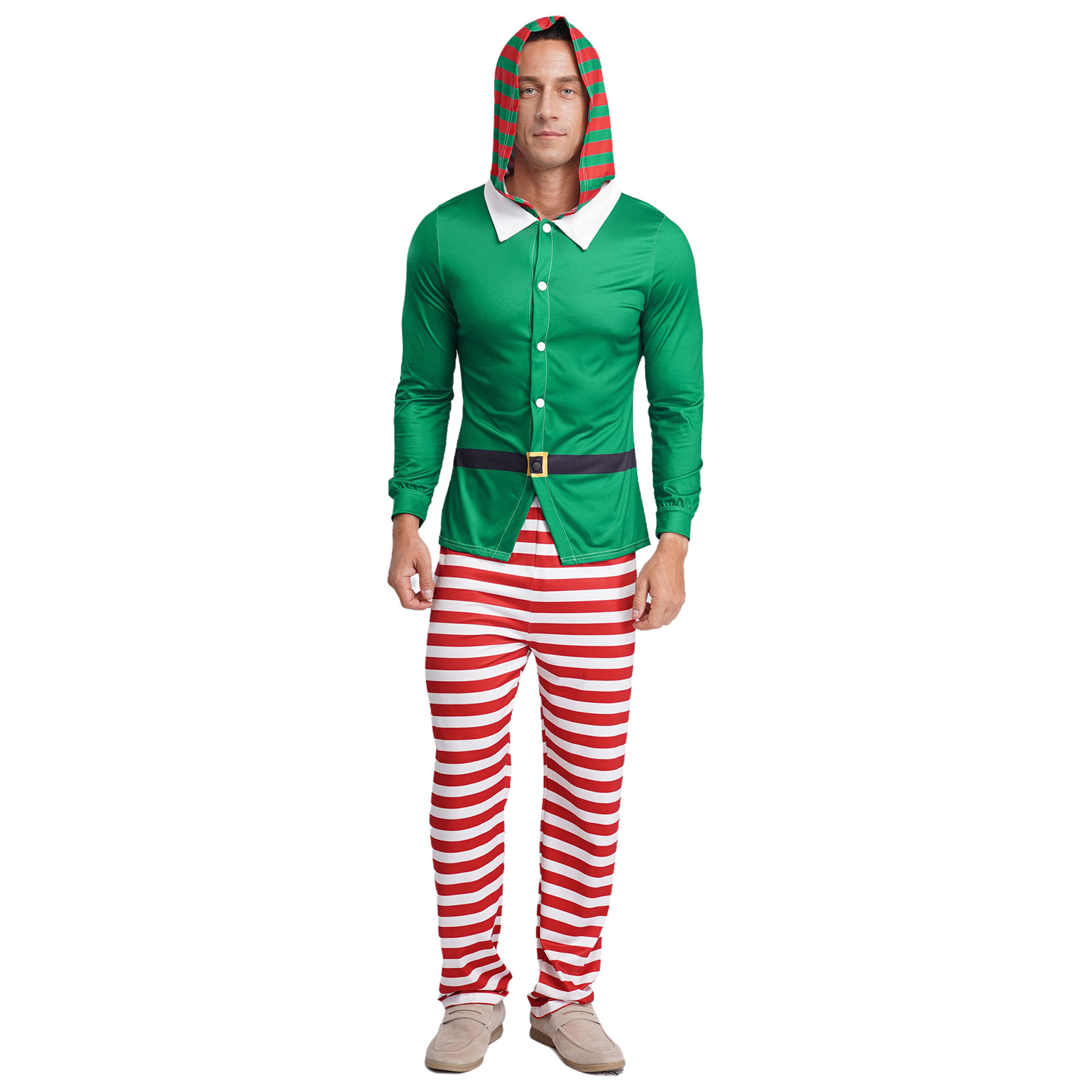 Mannen Kerst Elf Cosplay Kostu - Elf Costume Christmas recensie en prijs