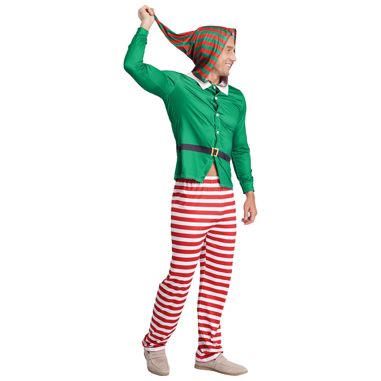 Mannen Kerst Elf Cosplay Kostu - Elf Costume Christmas recensie en prijs